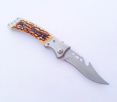 Нож выкидной Vkstar с фиксатором в чехле a43