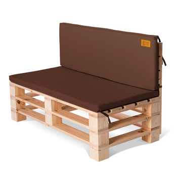 Комплект подушок для садових меблів SanchoBAG Оксфорд Коричневий 120x40x5/120х55x5 см (pdm-1013-so105-04)