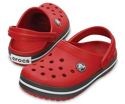 Детские сабо Crocs TODDLER CROCBAND™ CLOG 24 красный-графитовый 207005