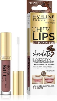 Блиск для губ з ефектом збільшення "Шоколад" Eveline Cosmetics OH! My Lips Lip Maximizer Chocolate 4.5ml (4.5ml) (974266-6875)