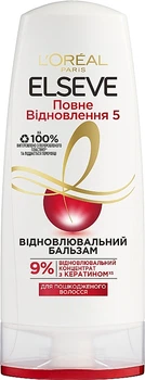 Бальзам "Полное Восстановление" для поврежденных волос с кератином XS - L'Oreal Paris Elseve Conditioner 200ml (34457-28390)