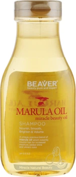 Питательный шампунь для сухих и поврежденных волос с маслом Марулы - Beaver Professional Nourish Marula Oil Shampoo 350ml (663377-31998)
