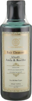 Натуральный травяной шампунь "Амла и Ритха" - Khadi Natural Ayurvedic Amla & Reetha Hair Cleanser 210ml (656395-30390)