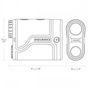 Лазерный дальномер Hawke LRF Endurance 1000 OLED