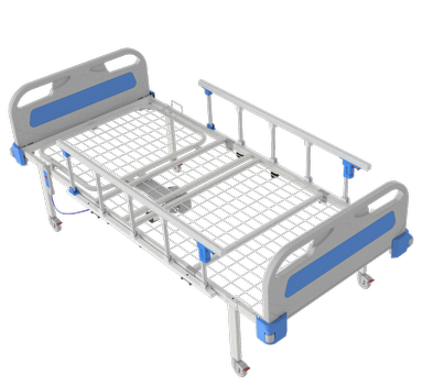 Кровать с электроприводом двухсекционная медицинская функциональная АТОН КФ-2-ЭП-БП-К125