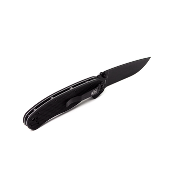 Нож складной карманный туристический охотничий рыбальский Ontario RAT-1A BP Black для туризма (8871)