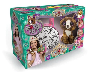 Сумка-раскраска ROYAL PET'S сумочка с игрушкой , укр., , Danko Toys (RP-01-07U)