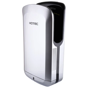 Электросушилка для рук настенная сенсорная HOTEC 11.110 ABS Silver 000019936 на 2000Вт 296x164x566мм пластиковая хром