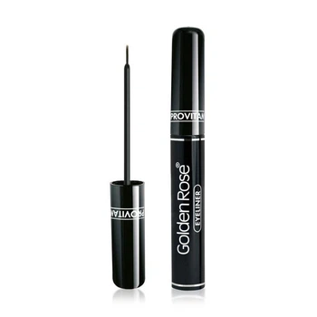 Рідка підводка для очей з м'яким пензликом Golden Rose Volume Black Eyeliner 6.5 мл