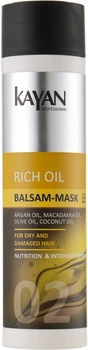 Бальзам-маска для сухого та пошкодженого волосся - Kayan Professional Rich Oil Balsam-Mask 250ml (353615-77820)