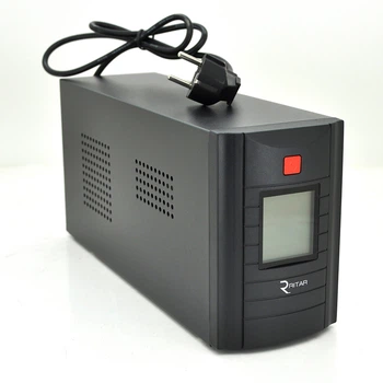 ИБП Ritar RTM1500 (900W) Proxima-D, LCD, AVR, 3st, 3xSCHUKO socket, 2x9Ah, metal Case (350х120х190)- Q2