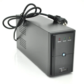 ИБП Ritar E-RTM600 (360W) ELF-L, LED, AVR, 2st, 2xSCHUKO socket, 1x12V7Ah, metal Case Q4 (310*85*140)