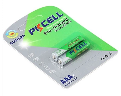Аккумулятор PKCELL 1.2V AAA 600mAh NiMH Already Charged, 2 штуки в блистере PC/AAA600-2BA