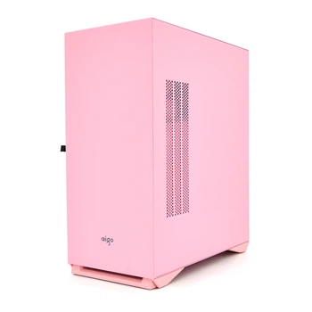 Корпус компьютерный YOGO M2PRO - 0.7mm SPCC, ATX, 1x3.0 USB+2x2.0 USB+Audio, Pink, (411x216x490mm), без БП