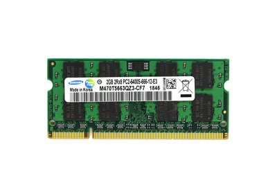 Оперативна пам'ять Samsung SODIMM DDR2-800 2048MB PC2-6400 (M470T5663QZ3-CF7)