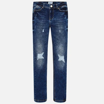 Джинсы для девочки slim fit Mayoral (556)162 см Синие