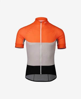 Велоджерси POC Essential Road Light Jersey S Чорний-Помаранчевий