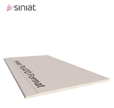 Гипсокартон стеновой PLATO Format Siniat 12,5х1200х3000 мм