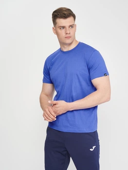 Футболка хлопковая длинная мужская Joma Desert 101739.700 3XL Синяя (8424309417932)