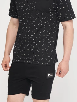 Шорты хлопковые мужские Joma California 800108.100 XL Черные (8445456504702)