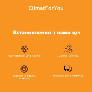 Услуга по стандартной установке кондиционера сплит-системы 18000 BTU (трасса до 3-х м.)