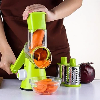Тертка Овочерізка-Мультислайсер для овочів та фруктів Kitchen Master 687