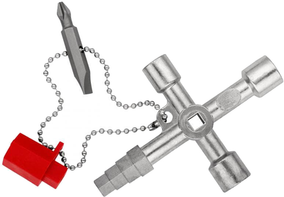 Ключ для электрошкафов профессиональный Knipex (00 11 04)