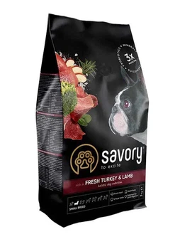 Сухой корм Savory Fresh Turkey & Lamb Adult Small Breed для собак малых пород с индейкой и ягненком 3 кг