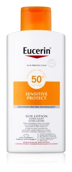 Eucerin Sun Sensitive Protect екстра легке молочко для засмаги SPF 50+ (400 мл)
