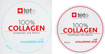 Коллагеновые патчи под глаза - TETe Cosmeceutical 100% Collagen Hydrogel Patch 60шт (416553-722)