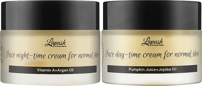 Набор "Day&Night" для нормальной кожи - Lapush (d/cr/50ml + n/cr/50ml) (894493-52892)