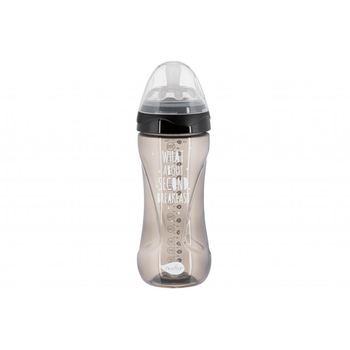 Бутылочка для кормления Nuvita Mimic Cool 330 мл черная (NV6052BLACK)