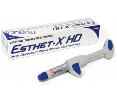 Естет Ікс (Esthet.X HD) фотополімер шприц 3г (YE, Dentsply Sirona, фотополімер), 4710-0964