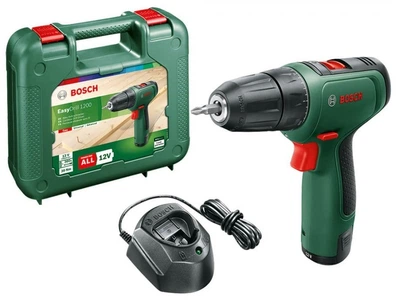 Аккумуляторная дрель-шуруповерт Bosch EasyDrill 1200 + 1 акб PBA 12V 1,5 Ah O-A + ЗУ GAL 1210 CV + чемодан (06039D3006)