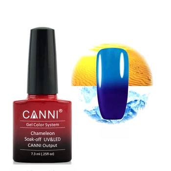 Термо гель-лак CANNI 354 королевский синий - голубой, 7,3 ml