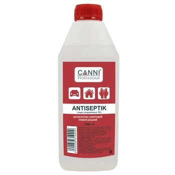 Антисептик спиртовий універсальний 70% спирту CANNI, 1000 ml