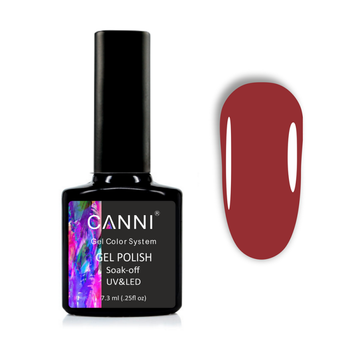 Гель-лак CANNI 1048 бордовый, 7,3 ml