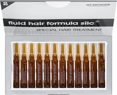 Рідкий кератин для відновлення структури волосся "Формула Сілк" - Placen Formula Fluid Hair Formula Silc Special Hair Treatment 2x10ml (80387-31397890)