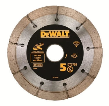 Сдвоенный сегментированный алмазный диск DeWalt DT3758