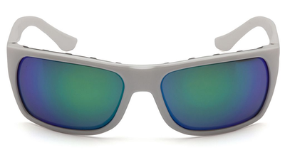 Очки поляризационные защитные Venture Gear Vallejo White Polarized (green mirror), зеркальные сине-зеленые