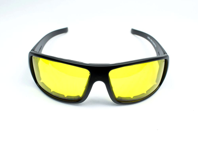 Очки защитные с уплотнителем (тактические) Global Vision Italiano-Plus (yellow) желтые