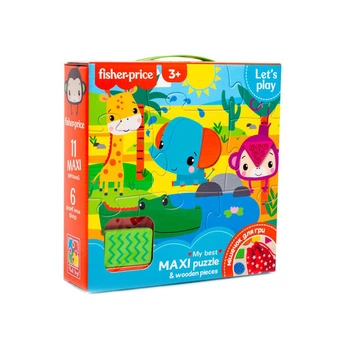 Детские пазлы "Макси пазлы" 21х21х12 см Vladi Toys (2000002416357)