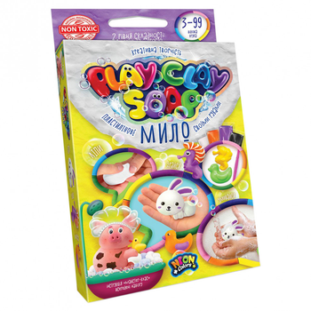 Набор креативного творчества "Пластилиновое мыло" Play Clay Soap PCS-02U маленький Зайчик