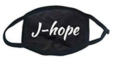 Маска на лицо Бафф Пушка Огонь черная - K-Pop J-hope BTS
