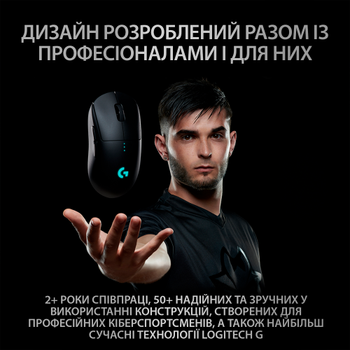 Миша Logitech G Pro Gaming Wireless Black (910-005272)