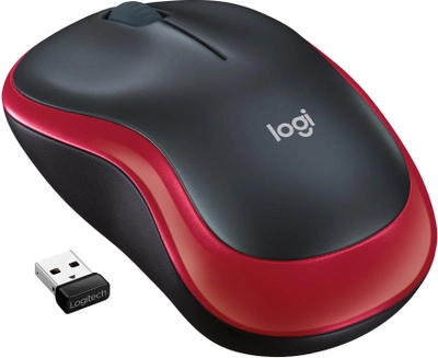 Мышь Logitech M185 Wireless Red (910-002237/910-002240)