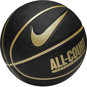 М'яч баскетбольний Nike Everyday All Court 8P N.100.4369.070.07 Deflated Size 7 Black / Metallic Gold (887791402509)