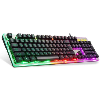 Проводная игровая клавиатура EASYSMX JQ901 104 Keys Gaming Keyboard с подсветкой