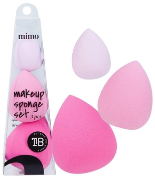 Набор спонжей Mimo Makeup Spogne Pink 3PCS Set 3 шт (5903018920245)