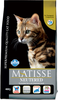 Корм Farmina Matisse Neutered Chicken для стерилизованных кошек и кастрированных котов с курицей